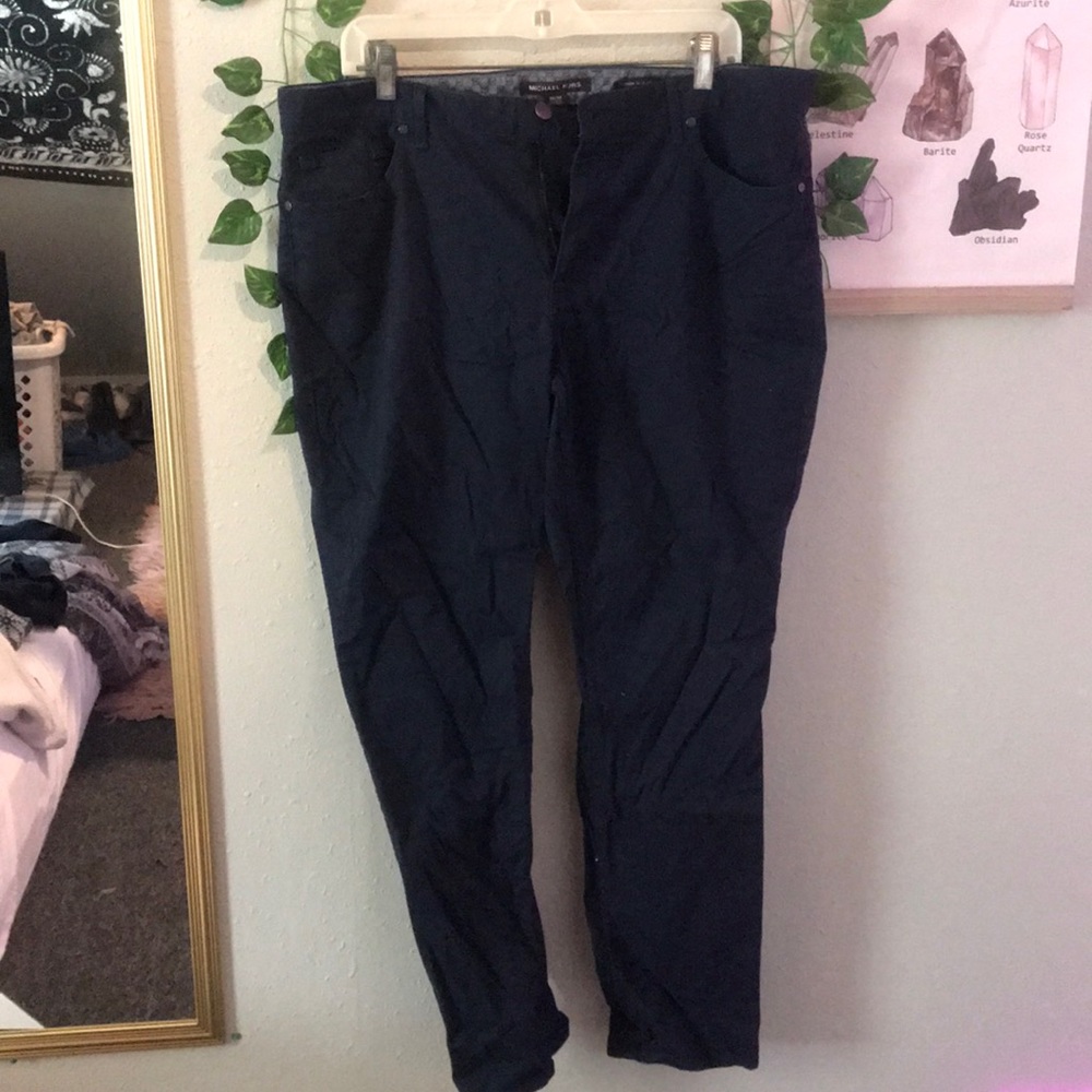 Micheal Kors Dark Blue Khakis